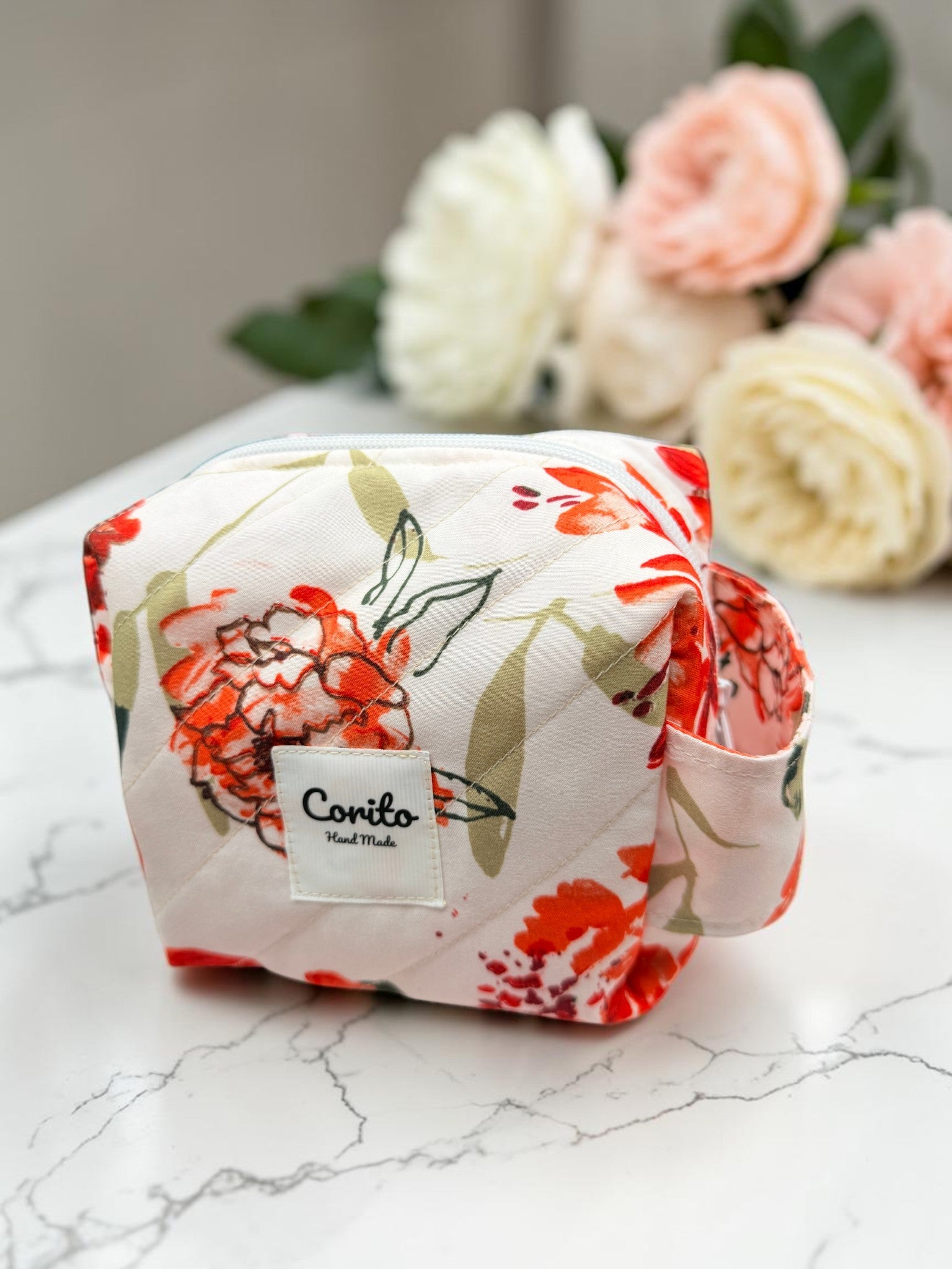 Handmade Boxy Cosmetic Bag