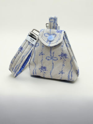 Blue on White